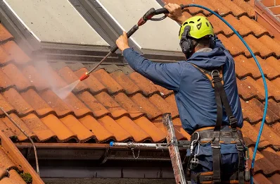 Démoussage et hydrofuge de toiture à Fromy